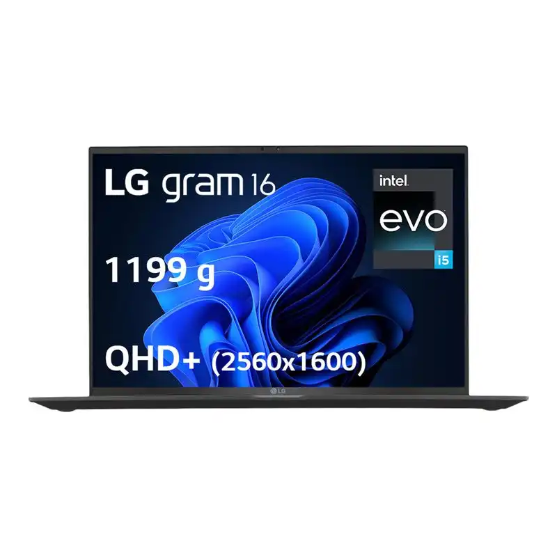 LG gram - Intel Core i5 - 1340P - jusqu'à 4.6 GHz - Win 11 Pro - Carte graphique Intel Iris Xe - 16 ... (16Z90R-G.AP55F)_1